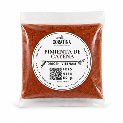 Pimienta de Cayena Rojo Molido Puro x 50g