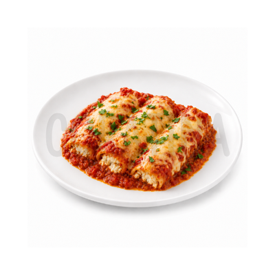 Canelones Keto de Pollo y Pan Nube SIN GLUTEN 200g.