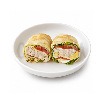 Roll de Pan Nube Keto de Pollo y Verduras SIN GLUTEN 200g.