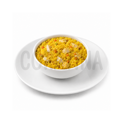 Arroz Integral con Cúrcuma y Pechuga de pollo SIN GLUTEN