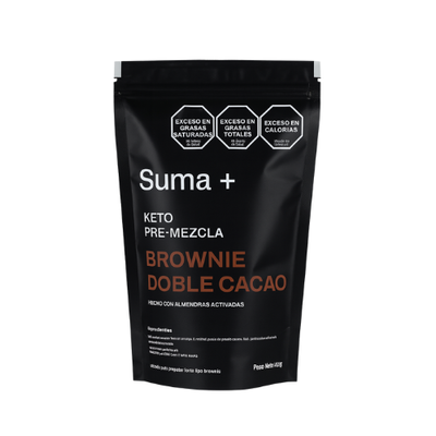 Suma + Keto Pre-Mezcla Brownie doble cacao x 156g.