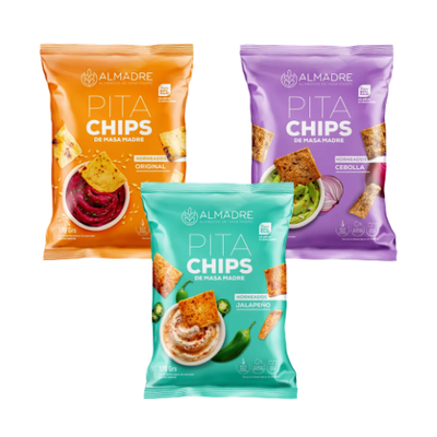 Almamadre Pita Chips de Masa Madre 115g.