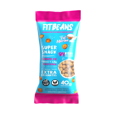 FitBeans Garbanzos con Sal Marina x 40g