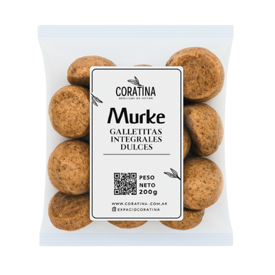 Murke galletitas integrales Dulces x 200g.