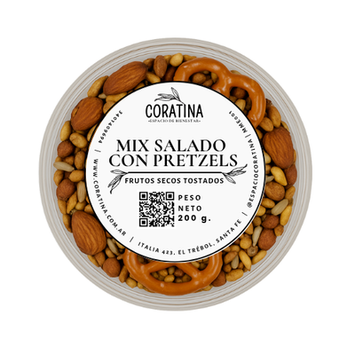 Mix Salado con Pretzels x 125g.
