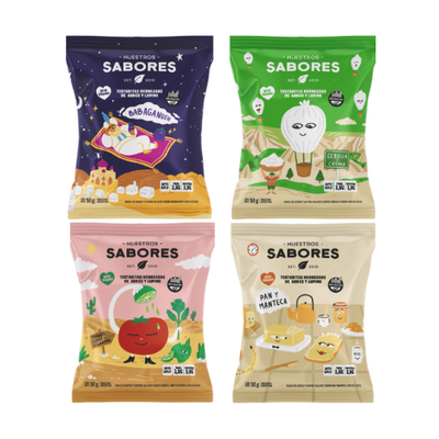 Nuestros Sabores Tostaditas de Arroz y Lupino x50g.