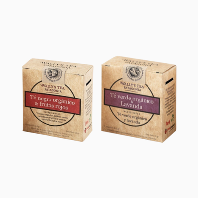 Wally´s Tea Patagonia - Té Orgánico, caja x 8 saquitos 