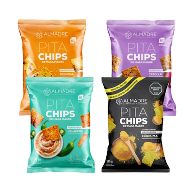 Almamadre Pita Chips de Masa Madre 115g.