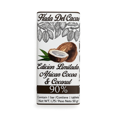 HDC Chocolate 90% con coco  x 50g.