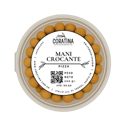 Mani Crocante- Sabor Pizza x 200g.