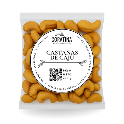 Castañas de Cajú SALADAS x 150g.