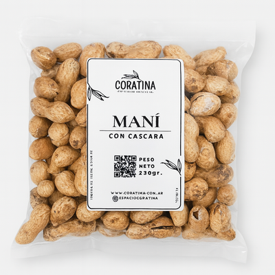 Maní con Cáscara x 250g.