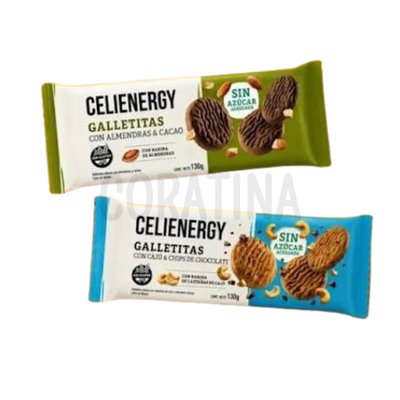 Celienergy Galletitas Sin Azúcar y Sin Gluten x130g