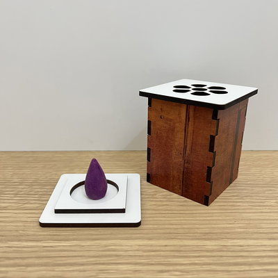 Porta Cono Cubo "Vinilo"