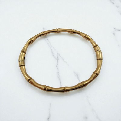 Esclava 69 mm x 58 mm Esqueleto Enchapado en Oro - 500084