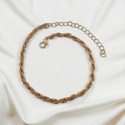 Pulsera Tobillera 21 + 7 cm Acero Dorado - 500137