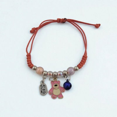 Pulsera Pandora Rojo Regulable Hilo - 500147-5