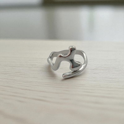 Anillo Abierto Acero Quirúrgico - 300106