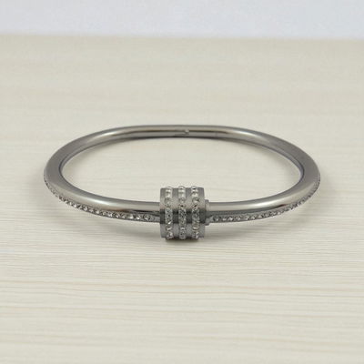 Esclava 65 mm x 55 mm Strass Acero Quirúrgico - 500069