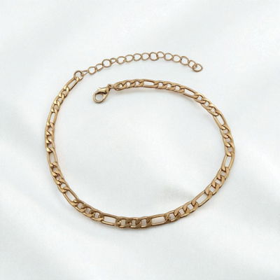 Pulsera Tobillera 23 + 7 cm Acero Dorado - 500135