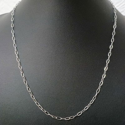 Cadena 45 cm Ovalada 0,5 mm x 2,5 mm Acero Quirúrgico - 600025