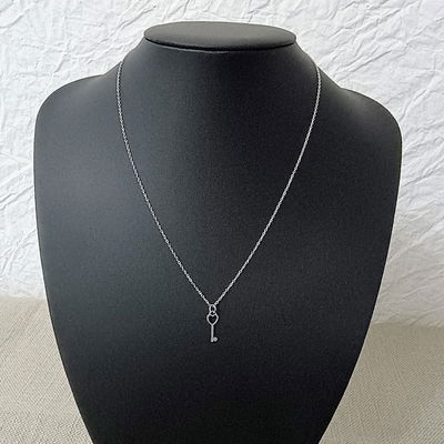 Collar 45 cm Espejo 0,3 mm Llave 8 mm x 15 mm Acero Quirúrgico - 700101