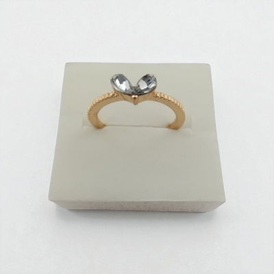 Anillo Acero Dorado - 300021