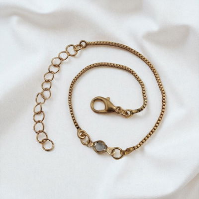 Pulsera 18 + 5 cm Veneciana Acero Dorado - 500050
