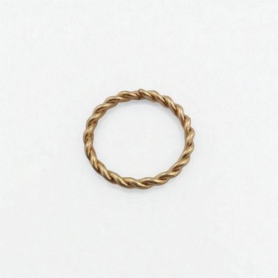 Anillo Acero Dorado - 300020
