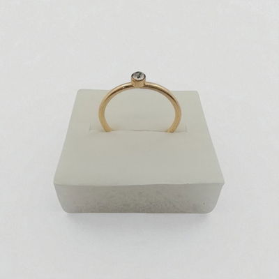 Anillo Strass Acero Dorado - 300013