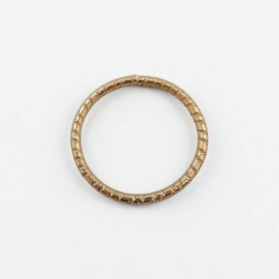 Anillo Acero Dorado - 300018