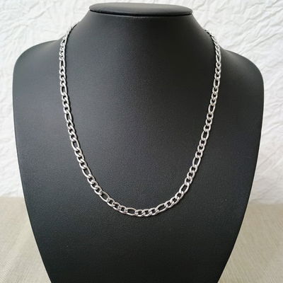 Cadena 50 cm Fígaro 1,4 mm x 5 mm Acero Quirúrgico - 600030