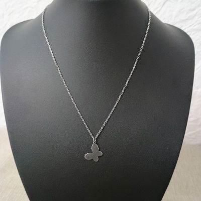 Collar 45 + 5 cm Espejo 0,4 mm Mariposa Acero Quirúrgico - 700130