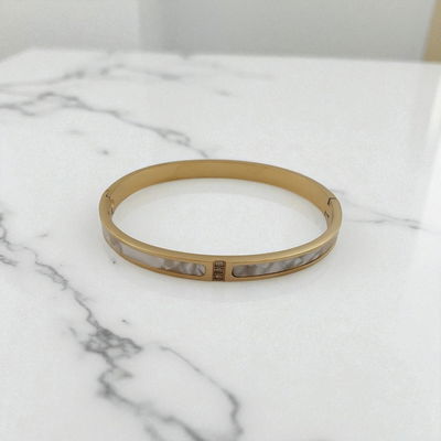 Esclava 65 mm x 54 mm Enchapado en Oro - 500071