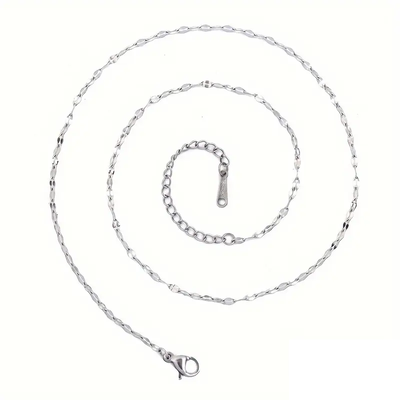 Cadena 40 + 6 cm Labios 0,1 mm x 1,5 mm Acero Quirúrgico - 600055