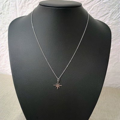 Collar 45 + 5 cm Espejo 0,3 mm Estrella Acero Quirúrgico - 700144