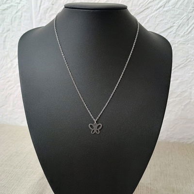 Collar 45 + 5 cm Espejo 0,4 mm Mariposa Acero Quirúrgico - 700145