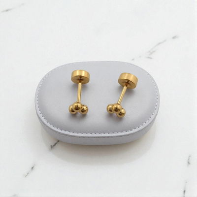 Abridores 3 mm Enchapado en Oro - 100043