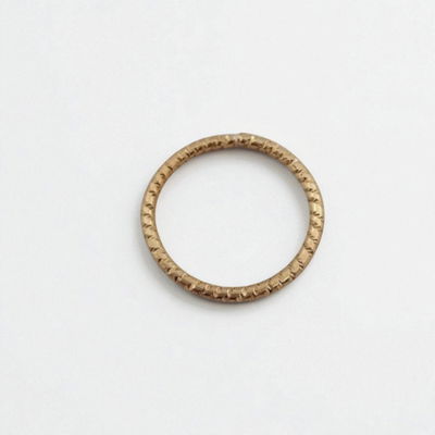 Anillo Acero Dorado - 300012
