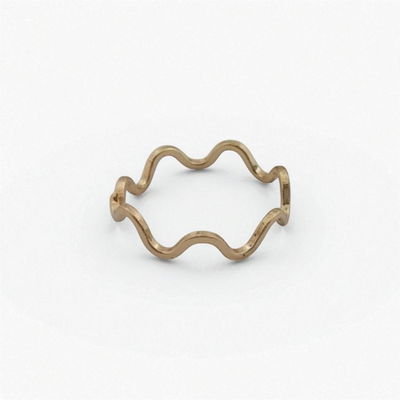 Anillo Acero Dorado - 300016