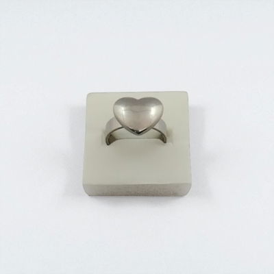 Anillo Corazón Acero Quirúrgico - 300050