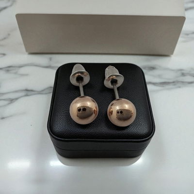 Aros Bolita Dorado 6 mm Acero Quirúrgico - 200252