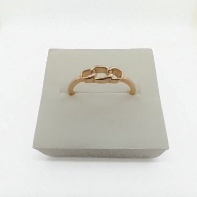 Anillo Acero Dorado - 300010