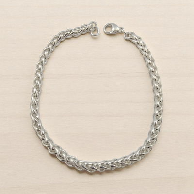 Pulsera 20 cm Espiga 4 mm Acero Blanco - 500015