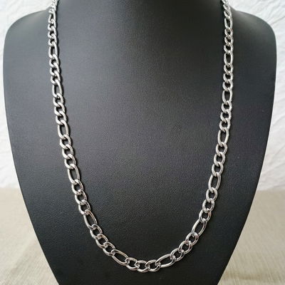 Cadena 60 cm Fígaro 1,8 mm x 8 mm Acero Quirúrgico - 600034
