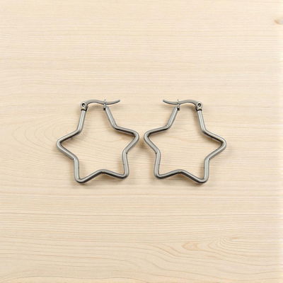 Argolla Estrella 30 mm Acero Quirúrgico - 200162-30