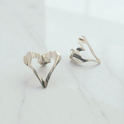 Aros Corazón 18 mm Plata 925 - 200280