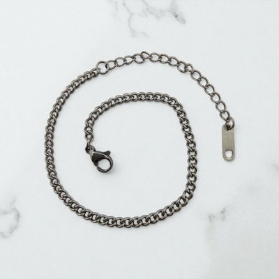 Pulsera 17 + 5 cm Barbada Acero Quirúrgico - 500159