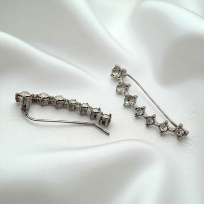 Aros Trepador Strass 28 mm Acero Quirúrgico - 200290