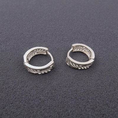 Aros Argolla 14 mm Plata 925 - 200282